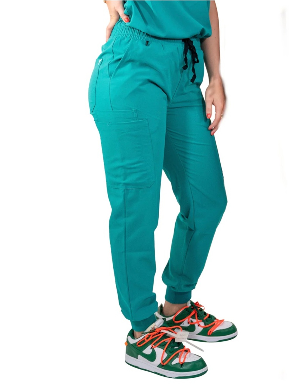 Ourgins Scrub pants Teal Jogger style size M
